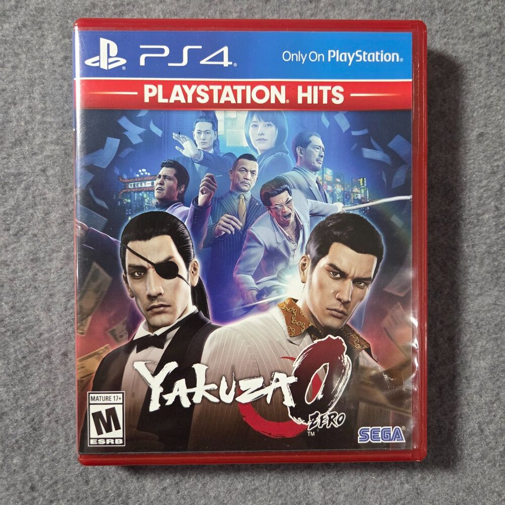 Yakuza 0 PS4 PlayStation Hits Complete Sega Kiryu Majima
